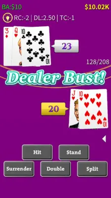 KK Blackjack android App screenshot 1