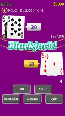 KK Blackjack android App screenshot 2